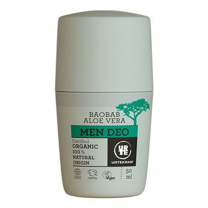 Urtekram desodorizante Roll-On Men Baobab E Aloe 50ml